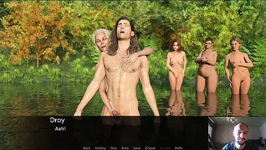 Yaşlı kadın beni sıvazladı ve ben de onu mastürbasyon yaptım