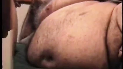 BIG Bearded Daddy Sucks Cock