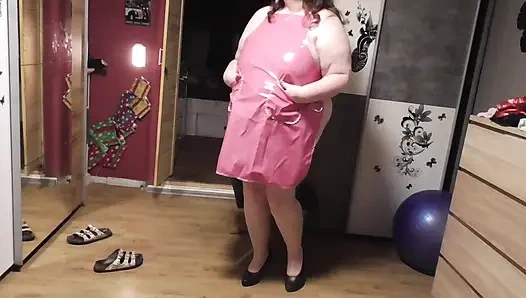 Rubber apron and what underneath would you like that