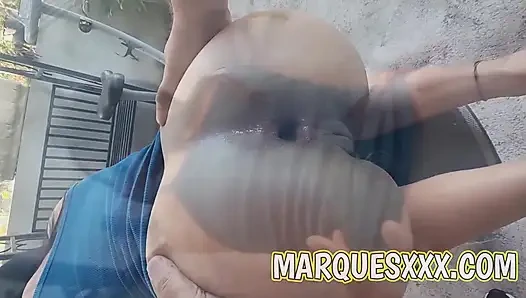 Karım arkadaşını getirdi - dışarıda eğlendik