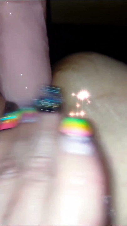 Clip of me 9 inç büyük bir canavar yapay penis doggystyle al | Klip 1