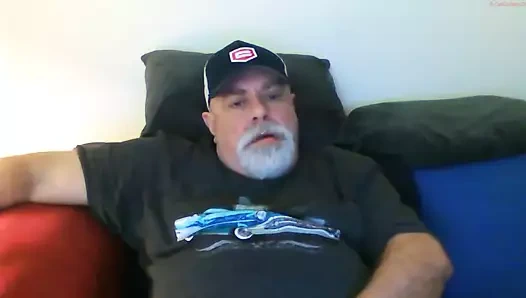 Daddy Jerks Off and Cums