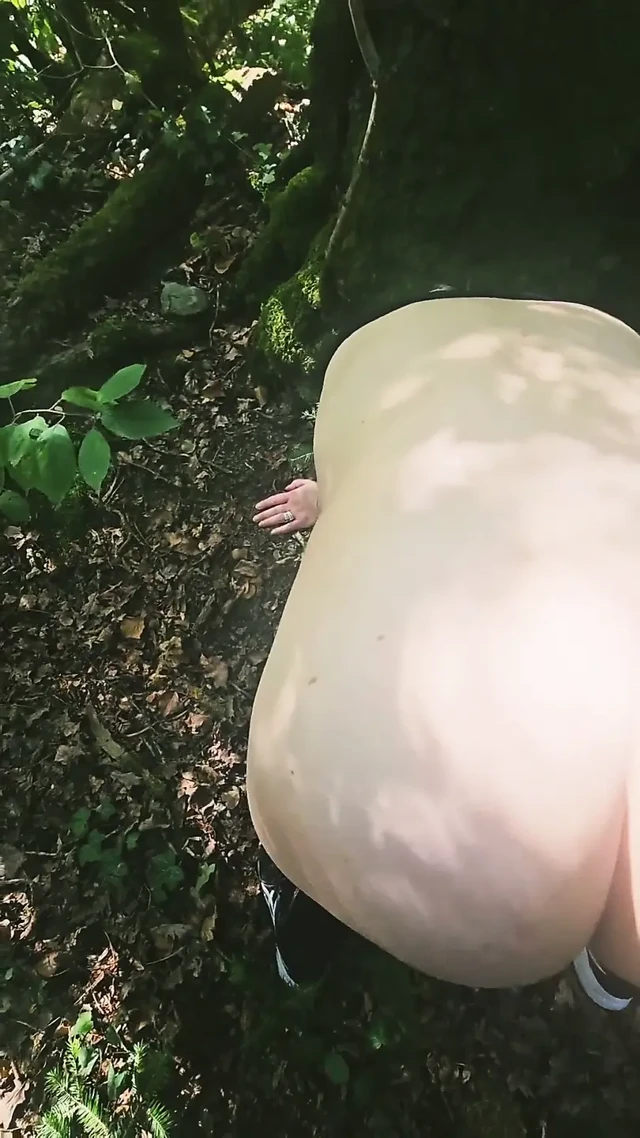 Ormanda Yürüyorum, Teşhirci, Iyi Bir Penis Arıyorum, Beni Sikmek Için.