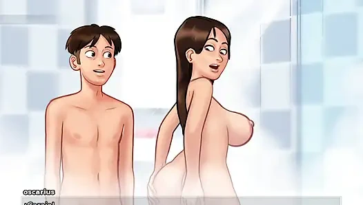 Üvey kız kardeş üvey annem küçük sırrımızı fark etmeden önce bir şenlik istedi - yaz mevsimi efsanesi
