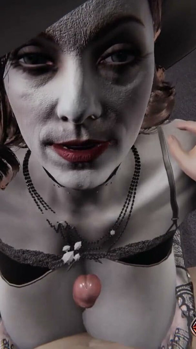Baştan Çıkarıcı Lady Dimitrescu 3D Hentai - El İşi, Büyük Göğüs Sikme ve Ağza Boşalma Oral | Bölüm 1