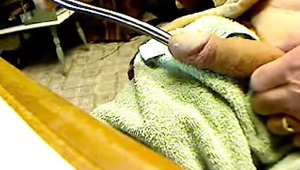 Using a 13-14mm sound all the way into my cock's fuck hole