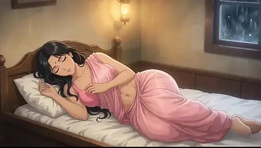 Barsaat Ki Raat Mein Padosi Ne Akeli Padosan Ko Tarpa Diya