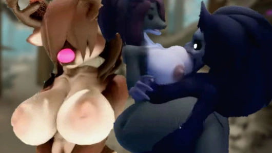 GECEYI ATLATıYOR VE ORMANDA BIR FUTANARI TARAFıNDAN SIKILIYOR! - Haunted Acres