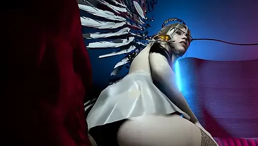 İnek melek kız gece kulübünde yarağa biniyor