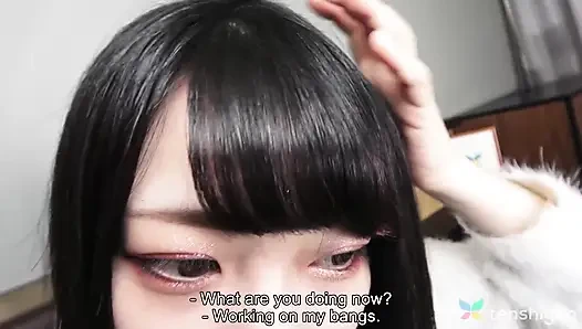 Akane Okawa sahne arkası