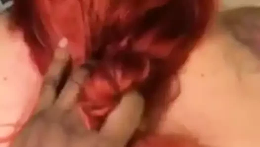 harika köpek anal kırmızı kafa