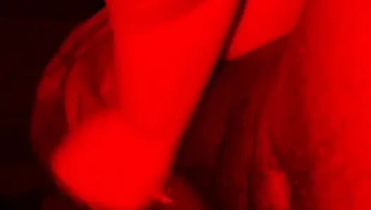 Stepsister plays with my bbc while we're home alone and I cum all over her tits
