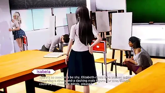 Waifu Akademisi - Isabela Bianchi porno koleksiyonu. Çıplak sahneler porno oyunu