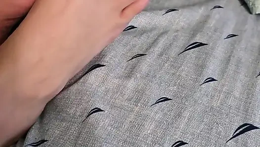 Sadece latin orta yaşlı seksi kadının güzel ayaklarına hayran