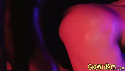 Yakışıklı baba barebacked tarafından bbc canavar twink