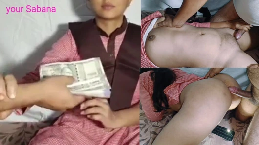 Desi MMS Tuition teacher ne fees ke paise vapas kar diye mujhe or meri chut or gaand ko chod diya bahut buri tarah se meri gaand me bahut