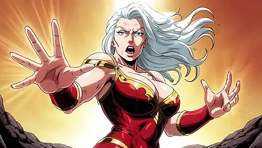 Ai seksi süper kahraman aksiyon klipleri