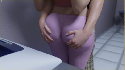 Busty Stepmom Loves My Cock Grinding Her Ass While She Doing Laundry