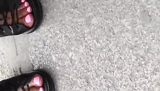 Güzel abanoz ayaklar paris