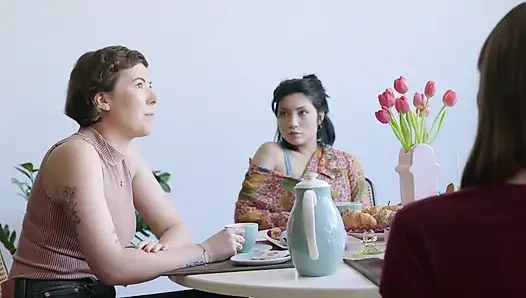 Erika lust - ateşli lezbiyen brunch