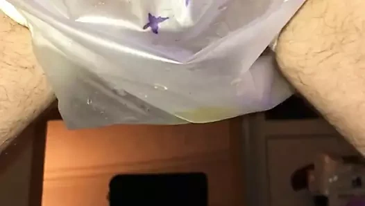 benim plastik külot içine benim pamuk külot pissing