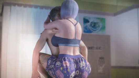 Beautiful step sister fun with step brother