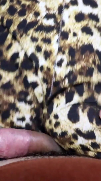 Seksi leopar şortlu bakış açısı mastürbasyon kucak dansı | Klip 2