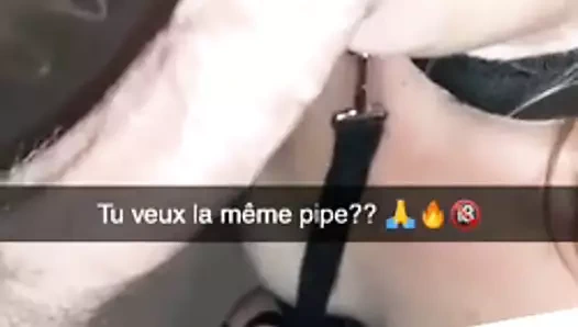 STORY PRIVE - MA SOUMISE EN LAISSE PIPE BAVEUSE FRANCAISE