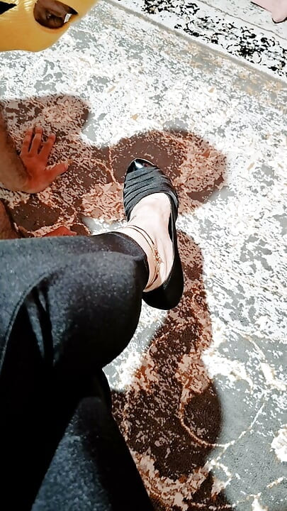 Intense Foot Domination  Broken Slave Worships My Shoes