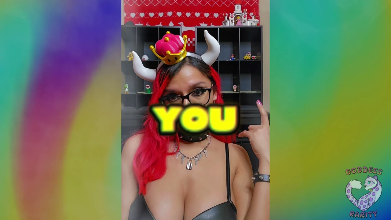 Goddess Rarity loves giving Mario a BJ as Bowsette