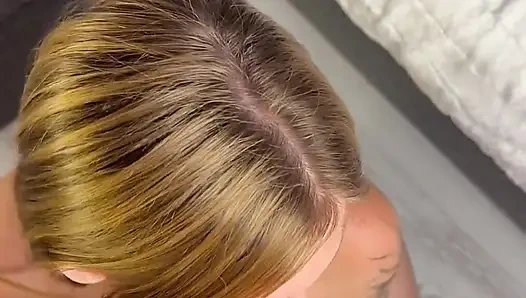 Bliiin, arkadaşımdan ağzıma aldım