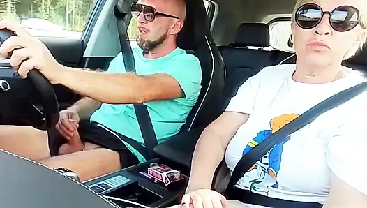 Üvey annemekle aile arabası yolculuğu