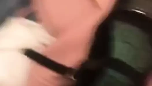 Cumming on ruby james's school shoe