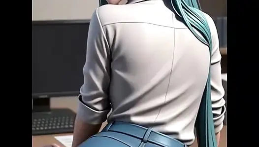 AI anime kızlar dans derlemesi