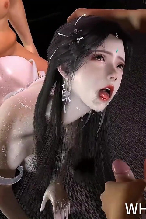 3 boyutlu sevimli sürtük Asyalı cosplay modeli ilk kez bdsm seks yapıyor