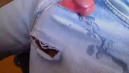 Hanfree Cum in Jeans