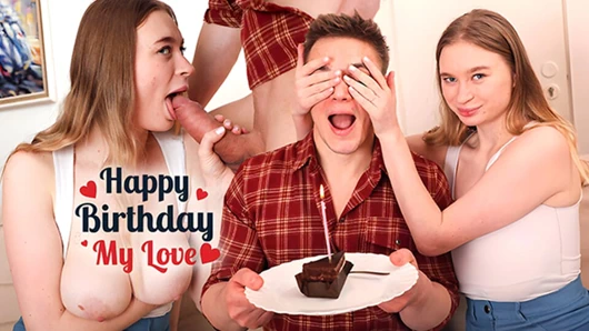 Kız arkadaşım clubsweethearts'ta bana en iyi doğum günü hediyesini verdi