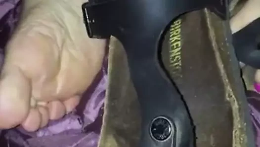 birkenstock gizeh içinde milf