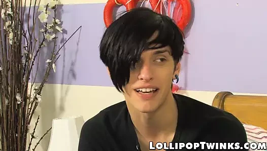 Kinky colby Londra göt bred tarafından sıska ve uzun boylu jae landen