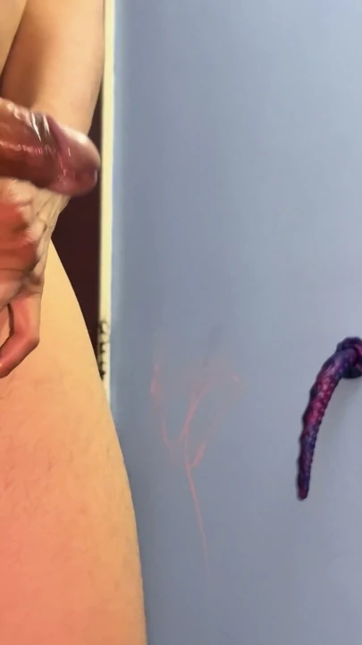 Ballshockers and Octopus TENTACLE anal dildo for a BIG COCK and BIG BALLS | Clip 1