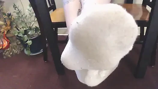 Kirli küçük ayak bileği çorapları