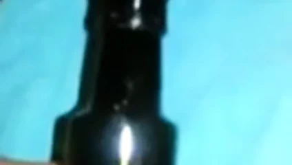 mit Flasche