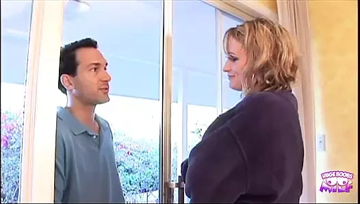 Noel Baba gırtlağına kadar alıyor ve istediği kovboy kız seksini yaparken giyinmiş baştan çıkarıcı esmer