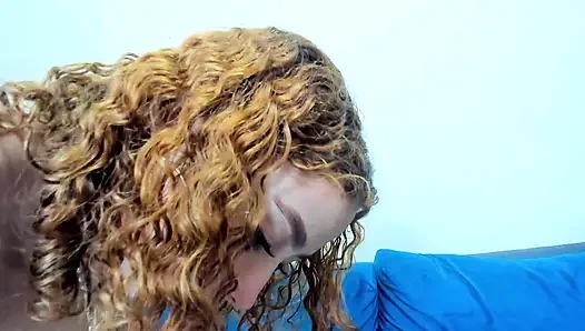 My friend cums and shows off with her