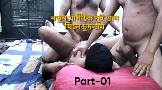 Yeni üçlü seks videosu zevk zamanı Part_01