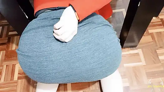 I suck my boss's cock and let him fuck me in the ass in his office while we look at numbers.