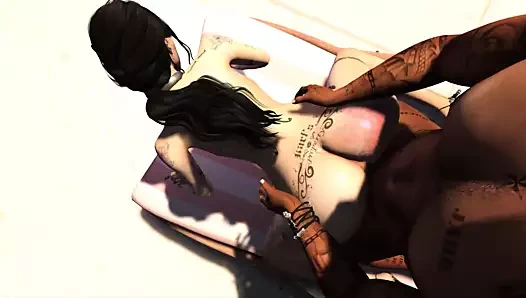 Yüzme havuzu - jade doet - oral seks ve köpek