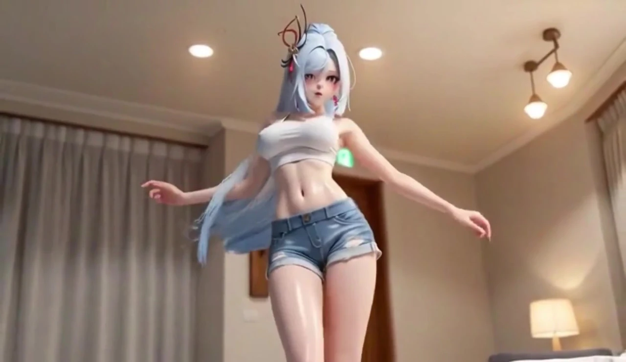 AI Anime Girls Sexy Outfits Teasing Compilation SFW SET 8