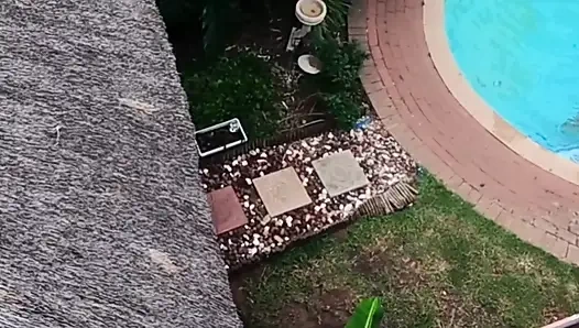 Drone'mla uçarken komşularımı sikişirken yakaladım