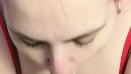 Readhead sürtük eş oral seks